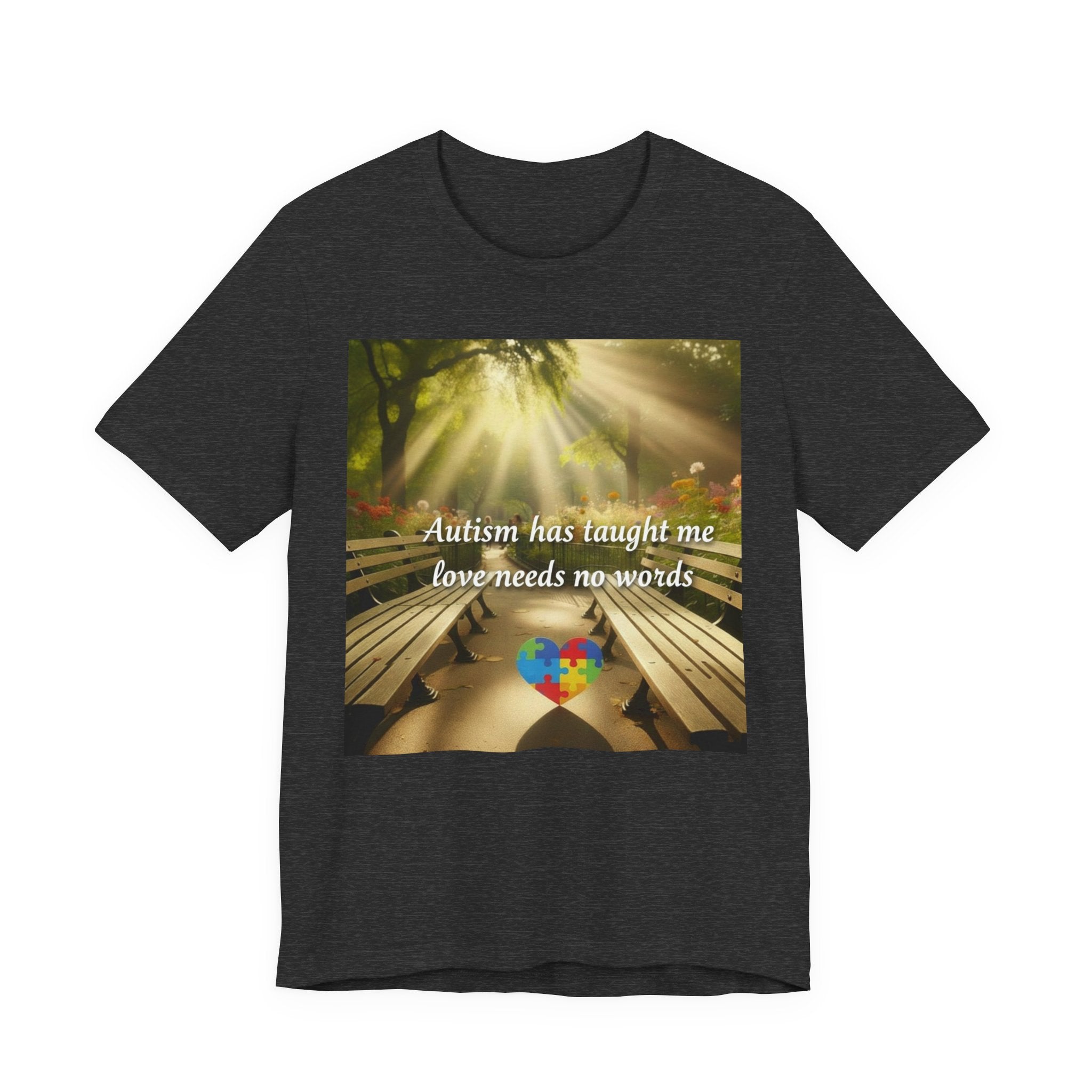 Autism Has Taught Me Tee — Inspirational Autism Awareness T-Shirt with Puzzle Heart