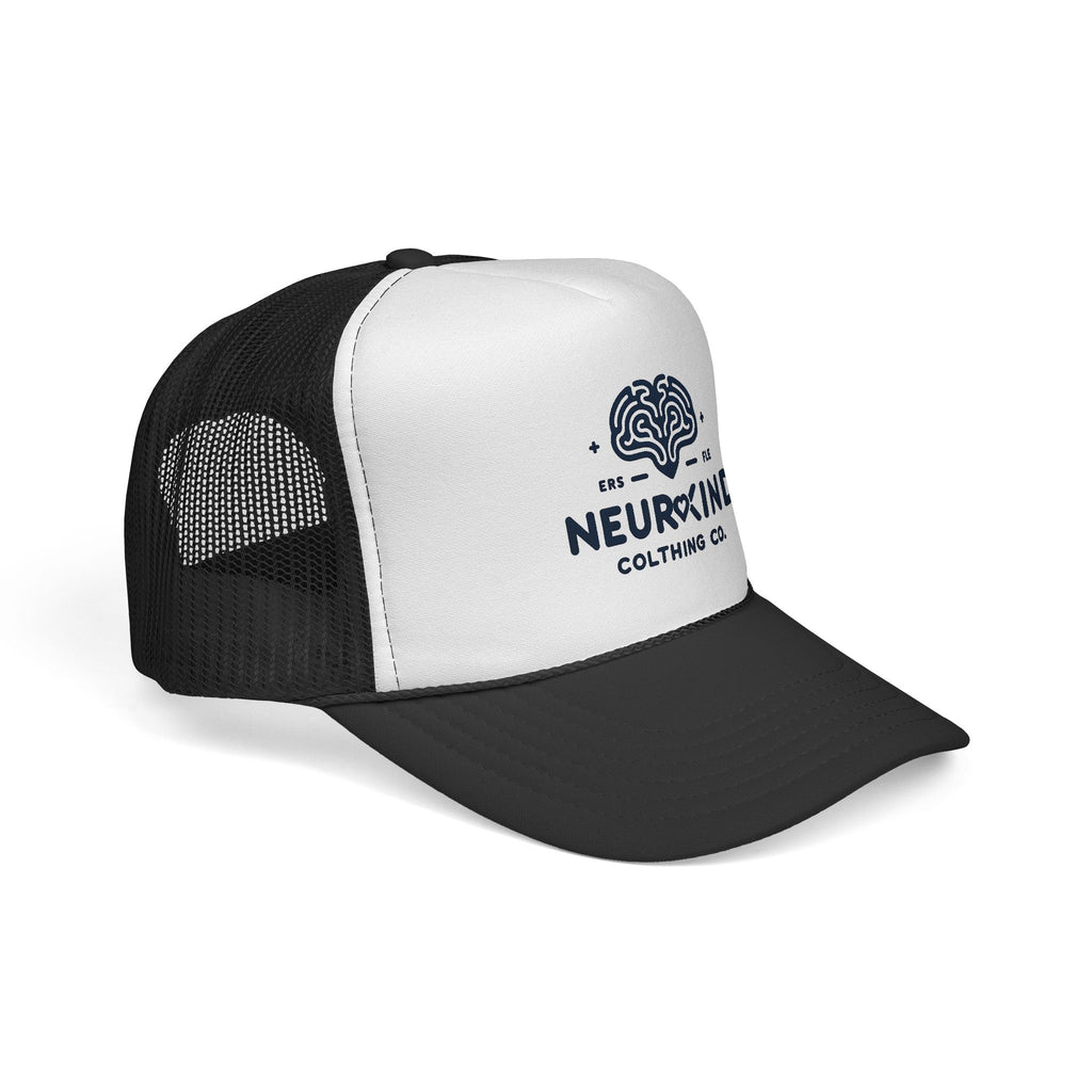 NeuroKind Trucker Hat — Vintage Brain Logo Mesh Cap