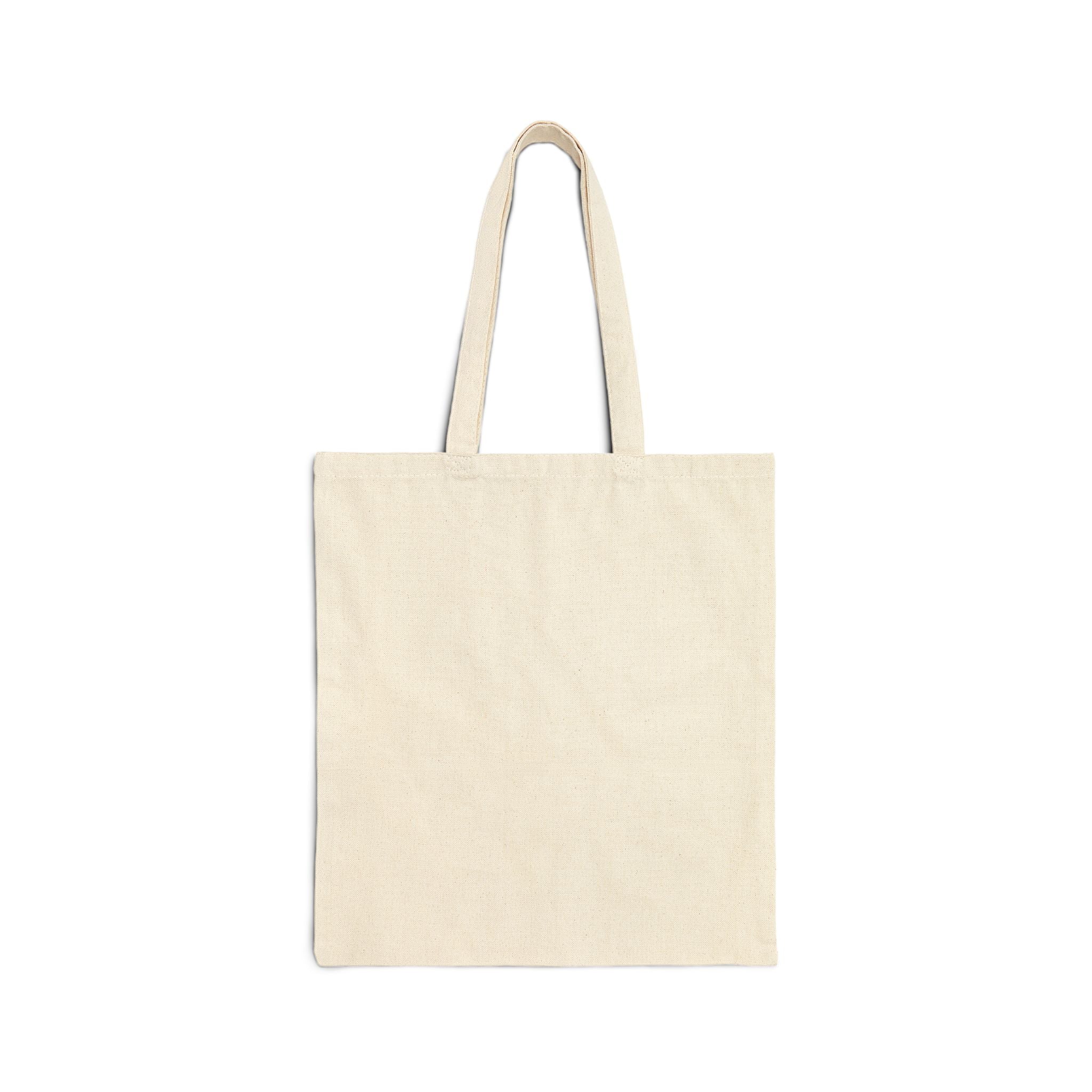 Canvas Tote Bag – Colorful Watercolor Circle "Choose Courage Over Comfort" Design