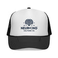 NeuroKind Trucker Hat — Vintage Brain Logo Mesh Cap