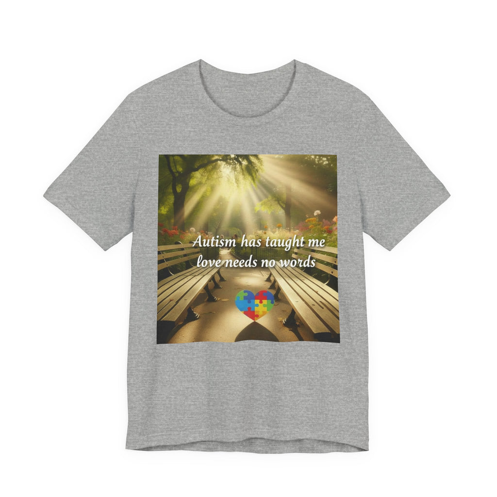 Autism Has Taught Me Tee — Inspirational Autism Awareness T-Shirt with Puzzle Heart