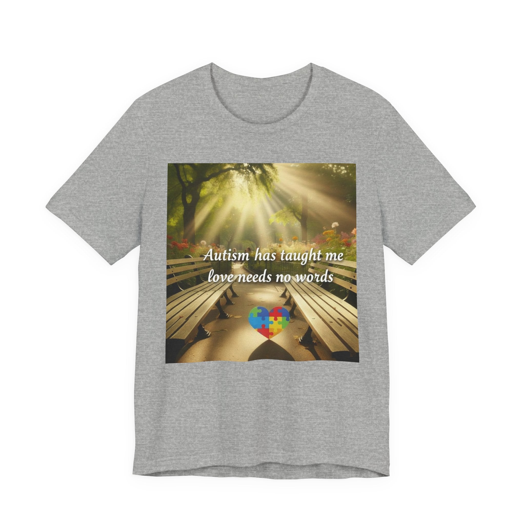 Autism Has Taught Me Tee — Inspirational Autism Awareness T-Shirt with Puzzle Heart