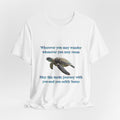 Sea Turtle Journey Tee — "Wherever you may wander... May this turtle journey with you"