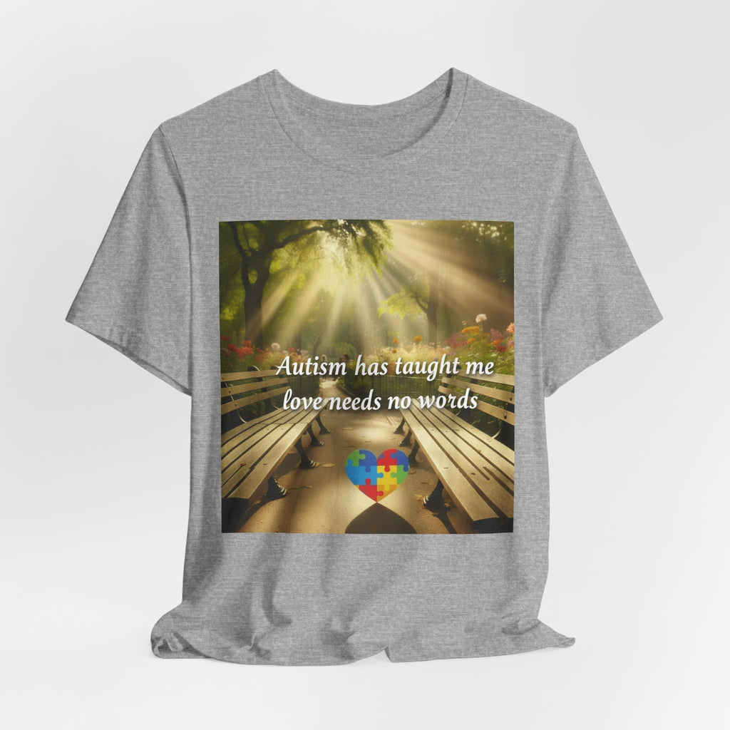 Autism Has Taught Me Tee — Inspirational Autism Awareness T-Shirt with Puzzle Heart