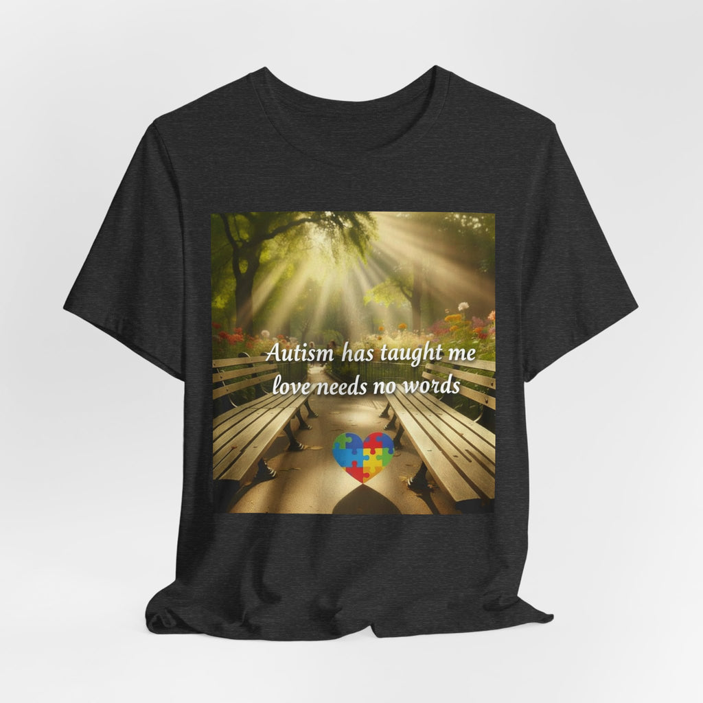 Autism Has Taught Me Tee — Inspirational Autism Awareness T-Shirt with Puzzle Heart
