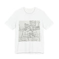 Couple Reading Together T‑Shirt — Cozy Line Art Romance Tee