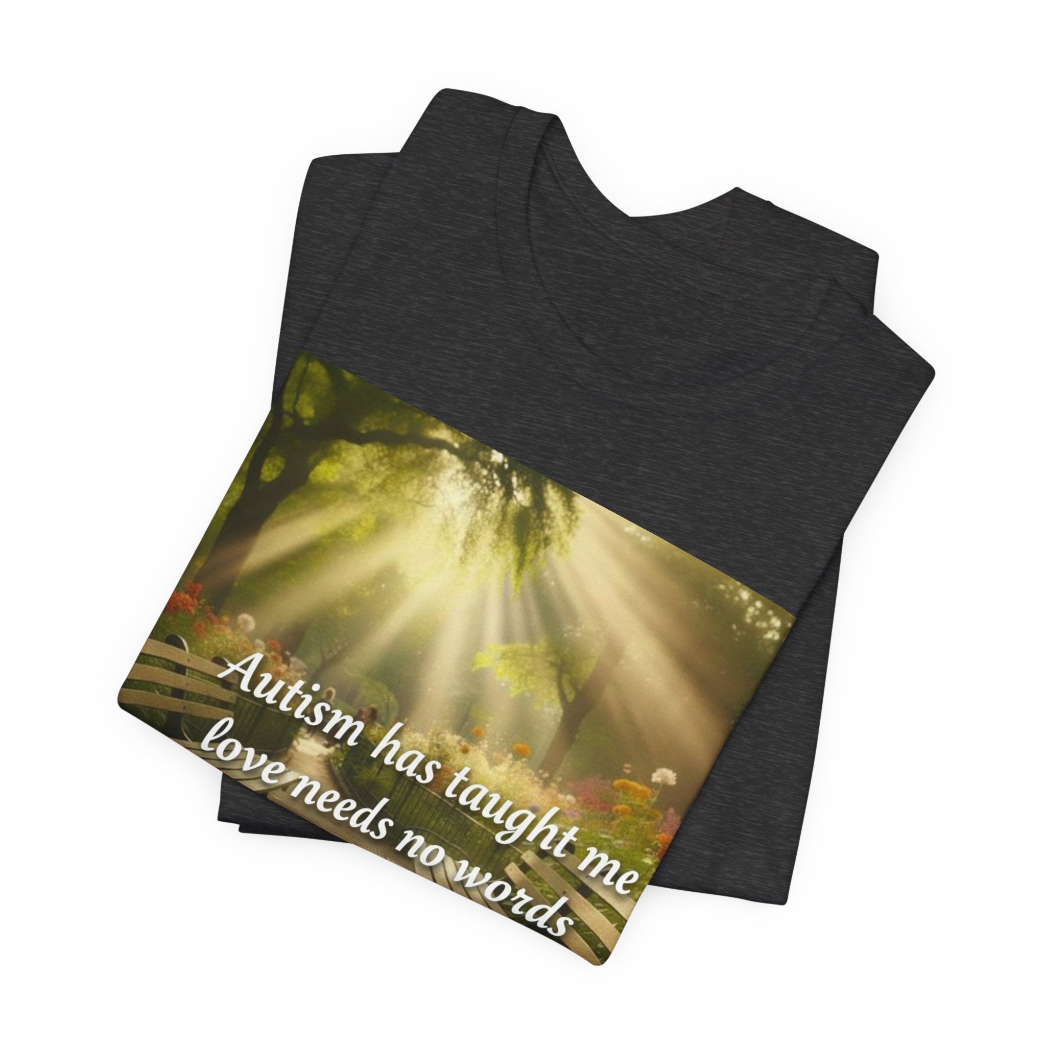 Autism Has Taught Me Tee — Inspirational Autism Awareness T-Shirt with Puzzle Heart