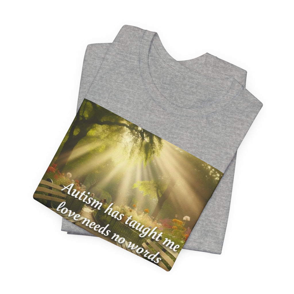 Autism Has Taught Me Tee — Inspirational Autism Awareness T-Shirt with Puzzle Heart
