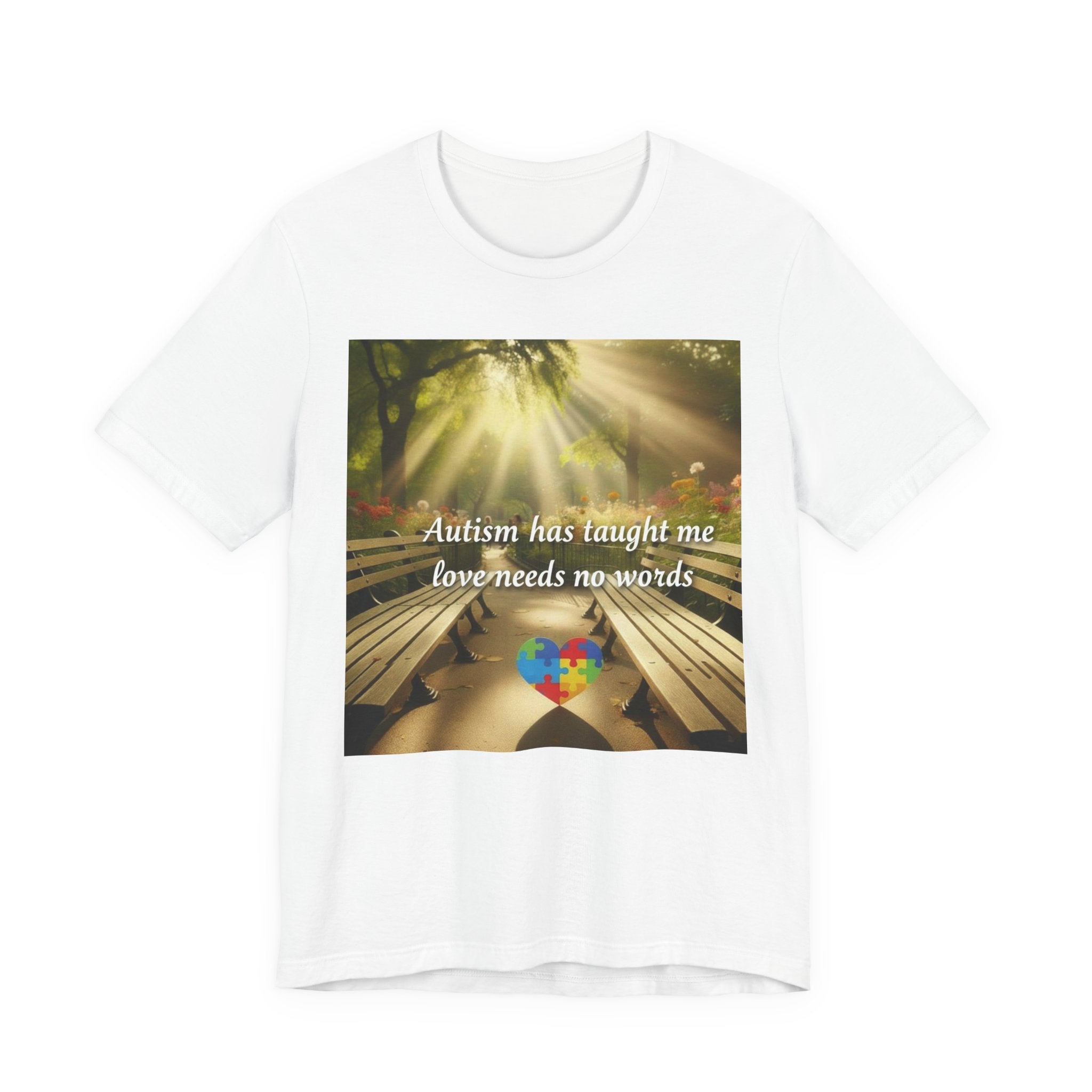 Autism Has Taught Me Tee — Inspirational Autism Awareness T-Shirt with Puzzle Heart